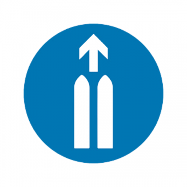 Balise Sticker Garder skis parallèles BALI-STI-RM133